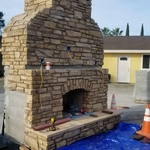 Custom fireplace