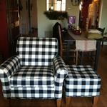 Chair with Ottoman