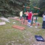 Assembling a Swing Set