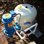 After installation Vertical pump