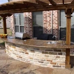 Kitchen with Pergola