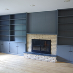 Family Room Shelves