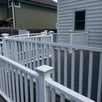 deck and ramp to left