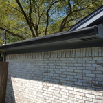 6" Black Seamless Gutters