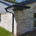 6" Black Seamless Gutters