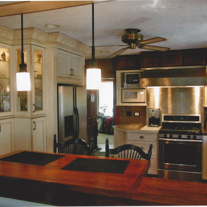 Painted And Stained Cabinets