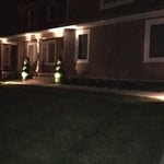 Front entryway & accent lighting