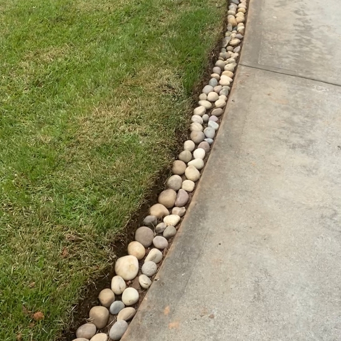 Installation of stones