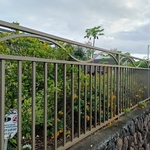 Aluminum wave fencing