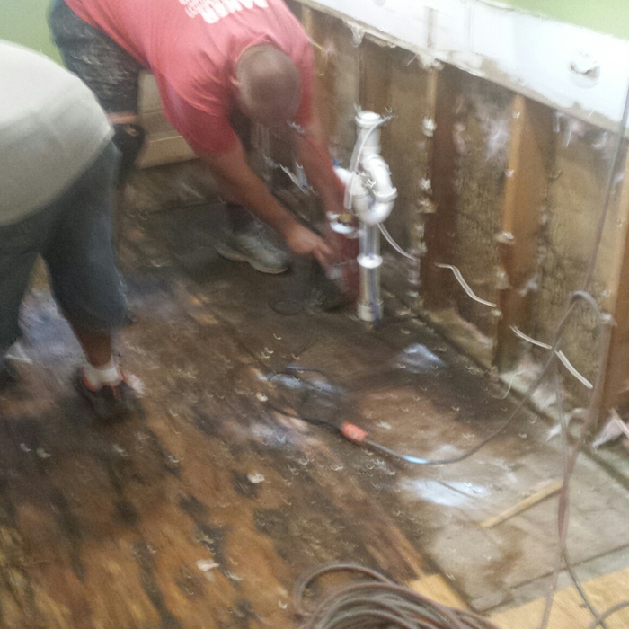 Leaking Dishwasher causes a mess.