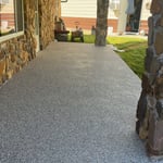Epoxy front porch