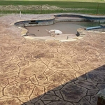 Stamped concrete