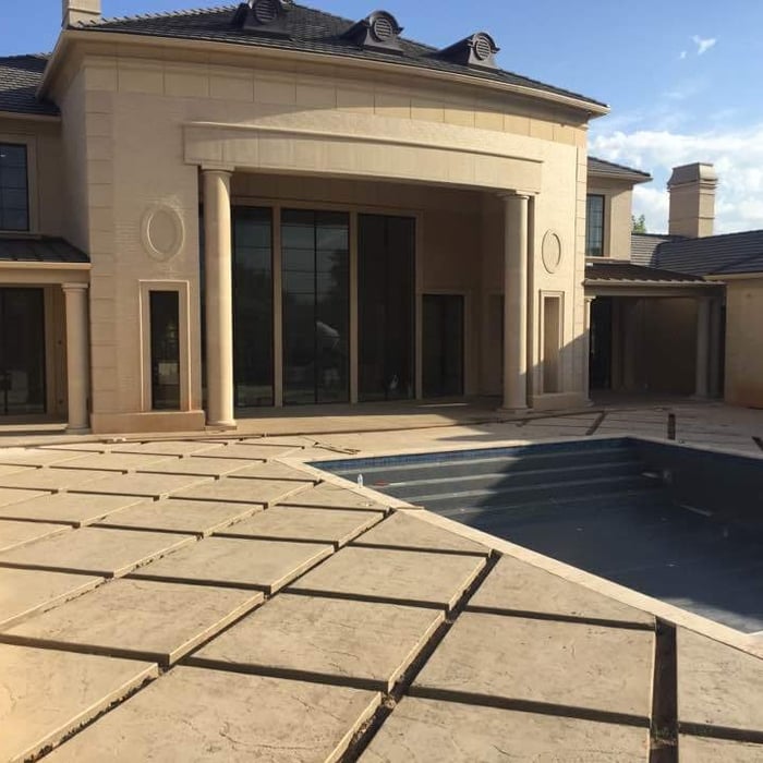 Stamped concrete
