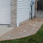 Pavers4x8 Color: Bethany Ledge Herringbone Pattern