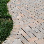 Close up of boarder and pattern color: Timberwood