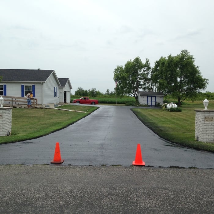Driveway sealing