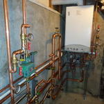 Baxi boiler with primary and secondary piping