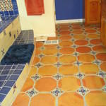 Saltillo Octagon with Talavera spacers