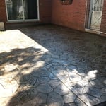 Stamped concrete