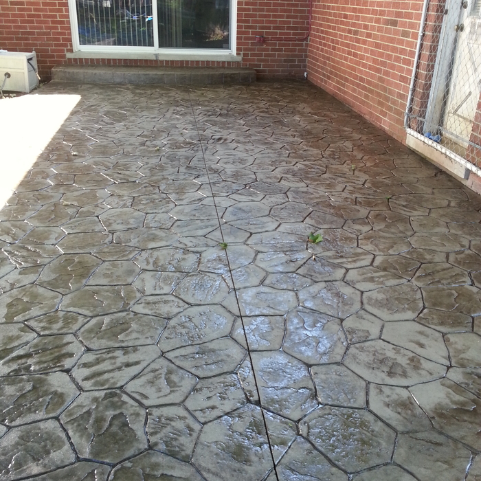 Stamped concrete