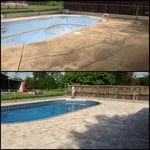 Before and After of Paver/Liner Job