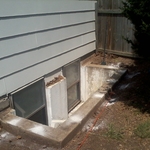 Fire well basement