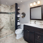 DuraBath Gray Emperador Shower by ReBath