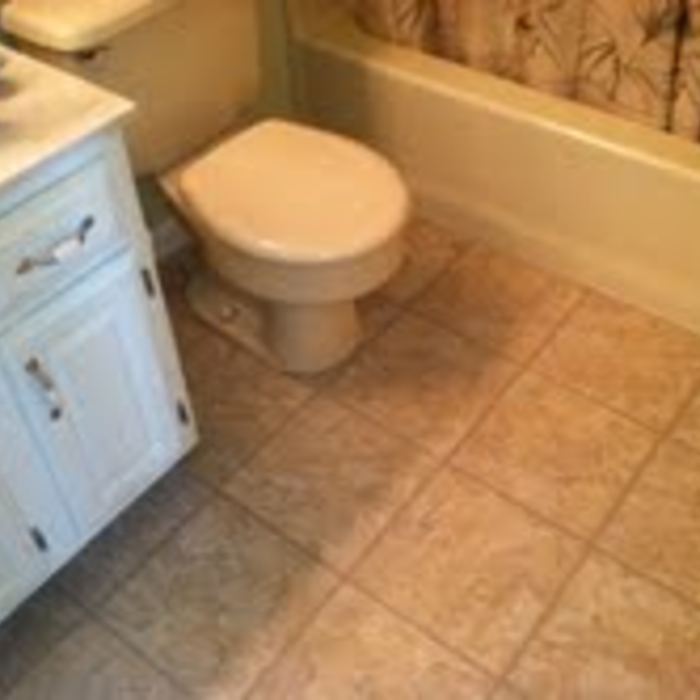 Bathroom flooring