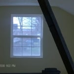 changed attic into bedroom