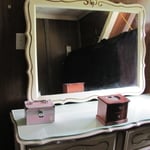 mirror and dresser top glass