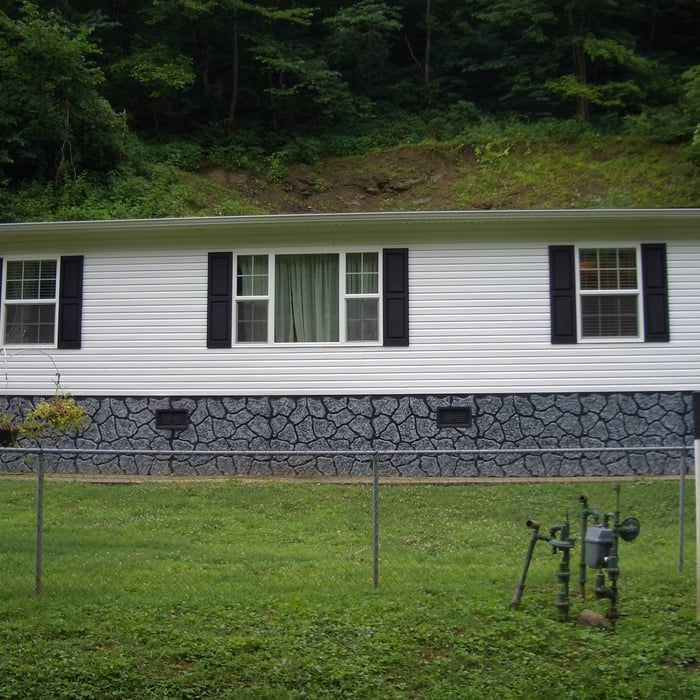 The front after the changes were made