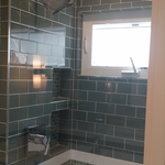 Central Austin master shower tile job