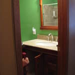 Pam's vanity and mirror