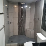 Full Luxury Walk in Shower with Rain Showerhead