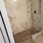 Convertible Partial Roll In Shower -- Tile