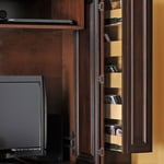 Hidden DVD storage