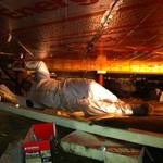 Air sealing with spray foam in crawlspace