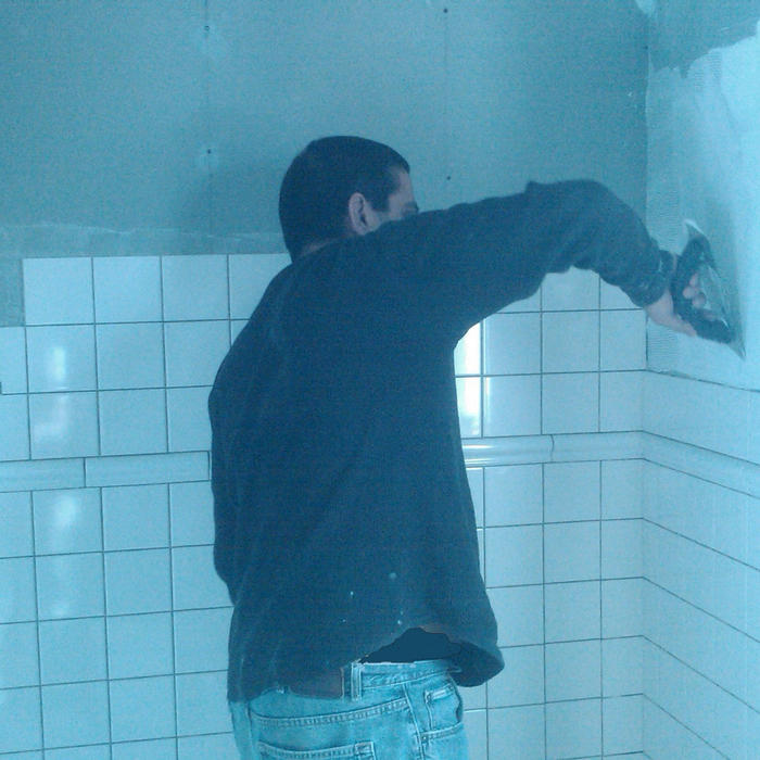 Ceramic Shower Installation with Chair rail