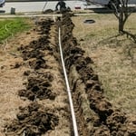 Installing new drain line