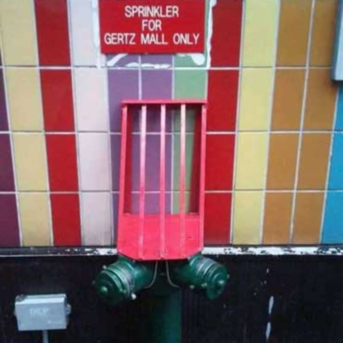 Custom Siamese Sprinkler Rail Installation