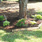 Flower bed with Irrigation