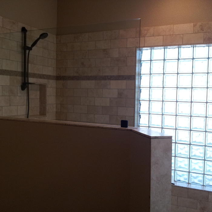 new shower