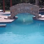 Bridge made for a pool