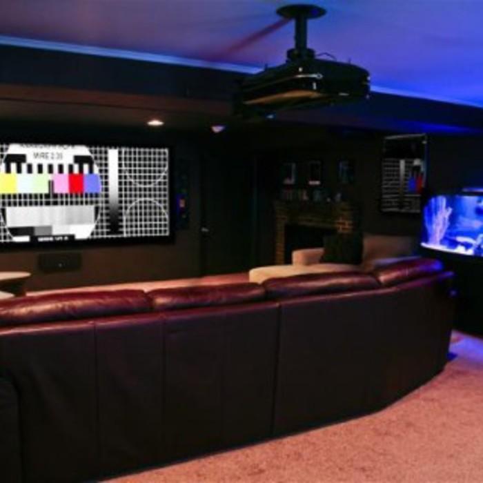 Basement Home Cinema