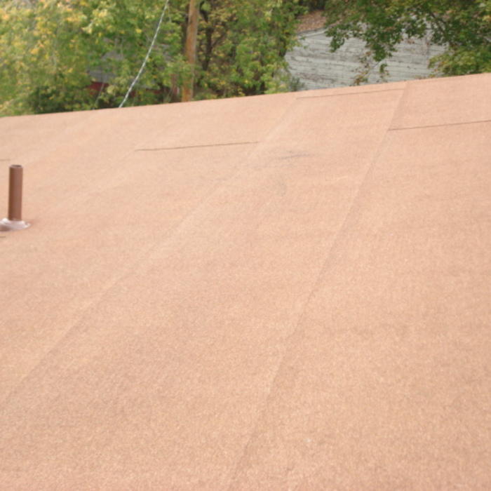 new modified bitumen flat roofing install
