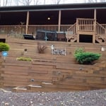 DECK & RETAINING WALL VIEW