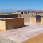 Contemporary Outdoor Kitchen - Bar Cmu Concrete Masonry Unit