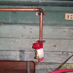 coper pipe was replaced