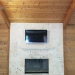 42" Fireplace installation