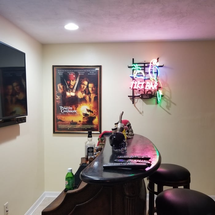 65"Sharp with Sound Bar installation